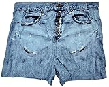 Fungarees Mens Boxer Shorts Faux Denim Blue Jeans Print Sleepwear