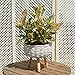 REVOLUMINI Wicker Plant Stand for Indoors Handmade with Natural Materials Modern Style Flower Pot Holder,Set of 3thumb 1