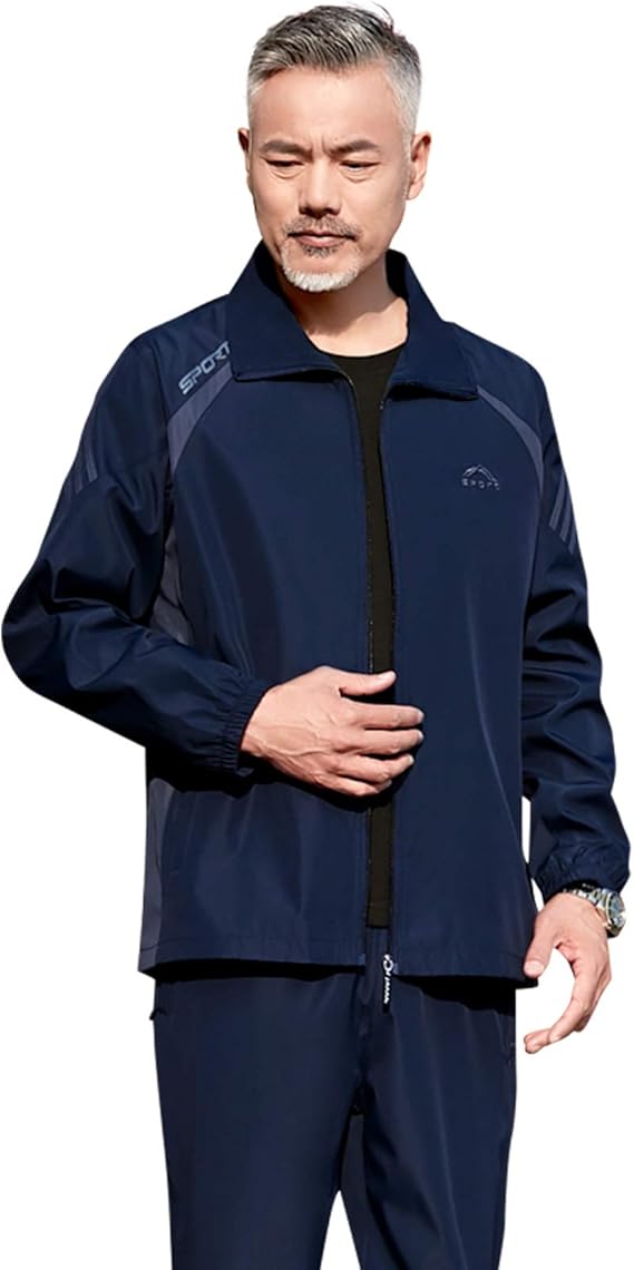 Amazon Lht お父さんの スポーツウェア 上下セットメンズ 春秋冬 運動着 父のプレゼント カジュアル ランニングウェアl 5xl ジャージ上下セット 通販