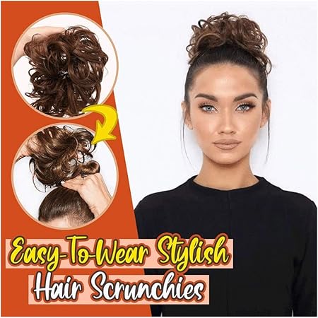 Amazon Com Flurries Elastic Easy To Wear Stylish Hair Bun