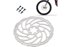 IUVWISN Motorcycle Front Brake Disc Rotor Stainless Steel for Surron Sur Ron LBX Segway X260 X160 Electric Dirt Bike