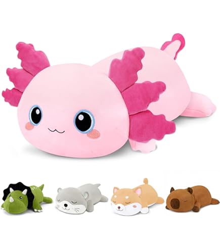 2 Peluches Loutres – 23 Et 17 Cm – Tissu Ultra Doux PP – Jouet Câlin – Idéal Pour Sommeil, Voyage, Cadeau – Parents-enfants – Lavable En Machine – Dès La Naissance