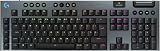 Logitech G G915 X Wireless Keyboard GL Brown UK QWERTY Black