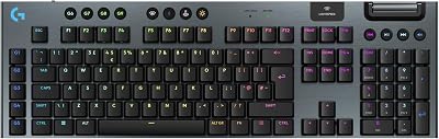 Logitech G G915 X Wireless Keyboard GL Brown UK QWERTY Black