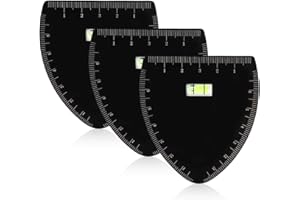 3 Pcs Fast Drawing Eyebrow Design Rulers, Makeup Drawing Guide Ruler Microblading for Perfect Eyebrow Design Brow Shaping Tem