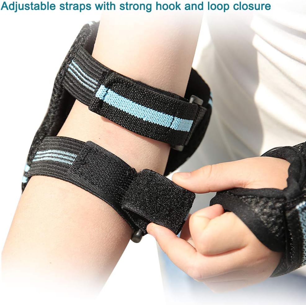 SPOMAT Knee and Elbow Pads with Wrist Guards Kids Adults 6 in 1 Protective Gear Set for Skating, Rollerblading, Scooter, Riding Sports : Sports & Outdoors