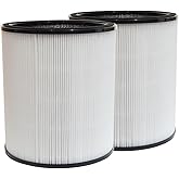 PUREBURG Replacement Filters Compatible with Coway Airmega AIM Air Purifier + Fan 2-in-1,2-Pack H13 True HEPA Activated Carbon 2-in-1 3-Stage Filtration Air Clean Dust VOCs