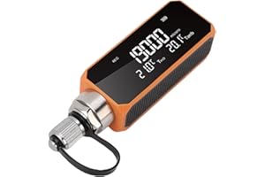 Depisuta Digital Vacuum Gauge, 0-19000 Micron HVAC Vacuum Meter, Digital Pressure Tester Meter HVAC, Pressure Leak Test