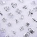 18 Pairs Wholesale Mix Cute Small Plastic Ear Stud Earrings