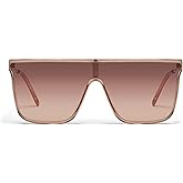 QUAY - Sunglasses for Men & Women, Medium Shield Shades, UV Protected Lenses
