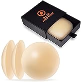 Olie Pepper 2-Pairs, Nipple covers sticky, Reusable nipple covers for women, Nipple Pasties Pack, Silicone nipplecovers