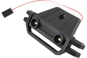 GDOOL RC Car Front Bumper with 3-Wire LED 14100C Accessories Spare Parts for H14BM 14210 JC14EP HP141 HP141S 1:14 Brushless RC Trucks Vehicle