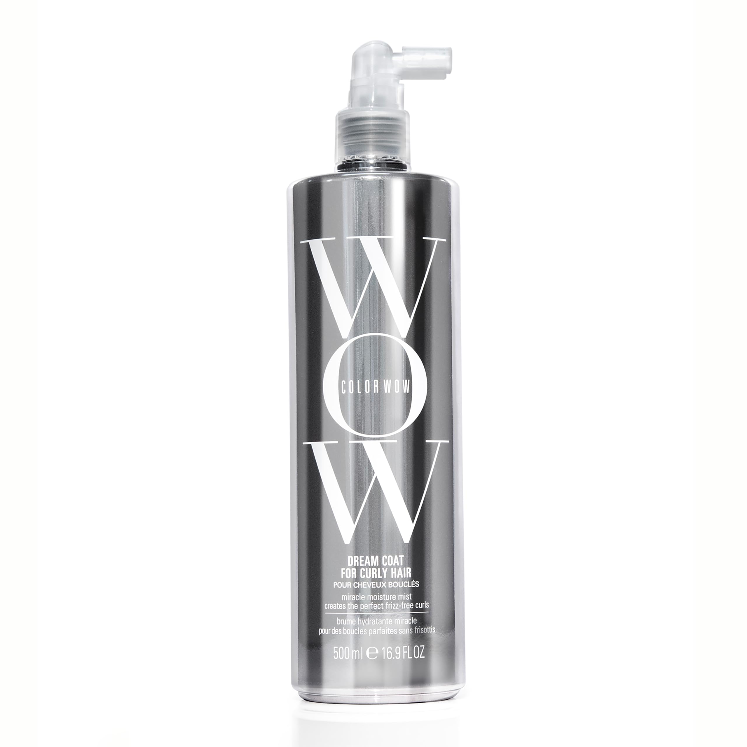 COLOR WOW Dream Coat for Curly Hair – Lightweight Anti-Frizz Spray for Bouncy, Frizz-Free Waves and Curls, 500ml