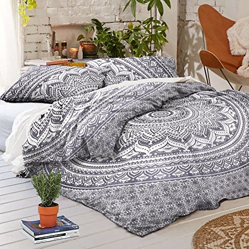 Sophia Art Indian Exclusive Ombre Mandala Queen Size Comforter Hippie