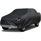 Kayme 7 Layers Truck Cover Waterproof All Weather, Heavy Duty Outdoor Pickup Cover Sun Uv Rain Protection, Universal Fit (Len