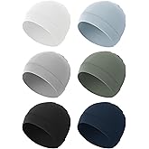 Konssy 6-Pack Baby Beanie Hats for Newborns, Soft Infant Caps for Boys & Girls, 0-6 Months