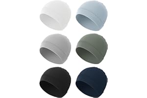 Konssy 6-Pack Baby Beanie Hats for Newborns, Soft Infant Caps for Boys & Girls, 0-6 Months