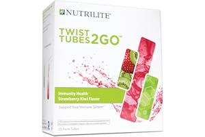 Nutrilite Twist Tubes-Strawberry Kiwi Flavor (20 Twist Tubes)