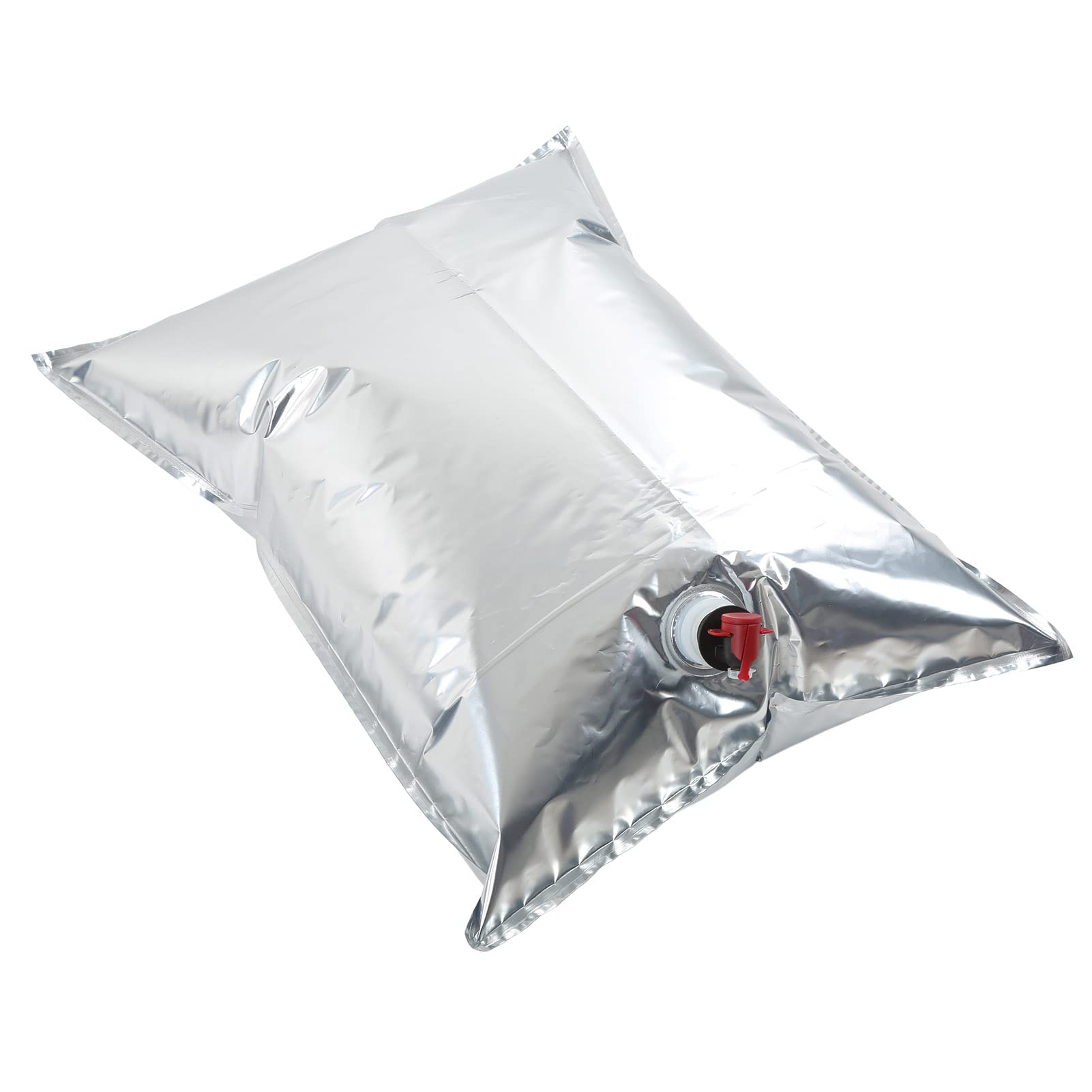 Socobeta 5Pcs Beverage Bags Wine Purse Refill Bag Liquid Storage Bags Aluminized 20L Beverage Bags with Valve