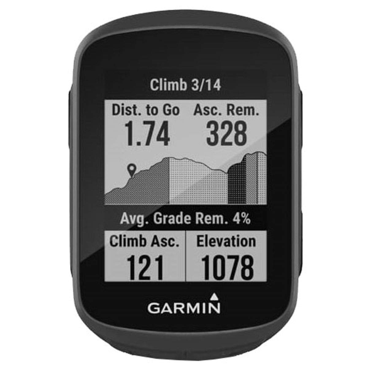 Garmin Edge 130 Plus GPS Bike Computer Heart Rate Bundle (Includes HRM-Dual), Black