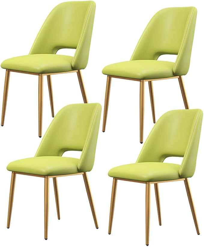 Amazon.de: Modern Modern Esszimmerstühle Aus Leder 4er Set Küche Büro