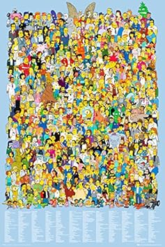 GB Eye 61 x 91.5 cm The Simpsons Cast 2012 Maxi Poster