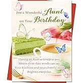 Mcduldul Aunt Birthday Card | Happy Birthday Aunt Gifts from Nephew Niece