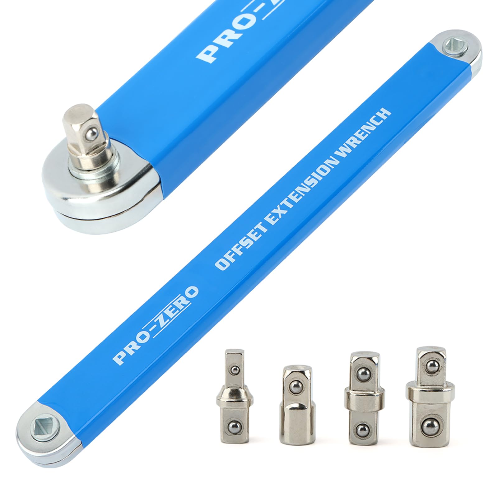 AUTUUCKEE Multifunctional Extension Wrench Repair Set - Universal Extension Wrench High Carbon Steel Hand Tools for Hard-to-Reach Areas, Home Car Repair Tool(Blue)