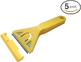 Radworx 5 Pack Window Scraper with Guard Decorative Painter Glass Paint Removal view 5