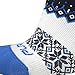Warm Ski Socks – Winter Sweater Deer Sock for Skiing – Merino Wool Winter, Snowboard Socks for Men and Women – OTC Knee High (S, Charcoal Black-Cobalt Blue-White)