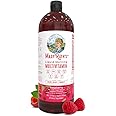 Morning Liquid Vitamins by MaryRuth's (Raspberry) Vegan Multivitamin A B C D3 E Trace Minerals & Amino Acids for Energy, Hair