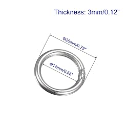 Unifizz 304 Stainless Steel Welded O Ring