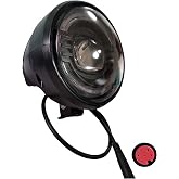 EBike Headlight for Night Riding Compatible for 36 48V Mountain EBike LED Bulb Front Light for Fat Tire Bikes 6W Power