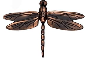 MICHAEL HEALY Dragonfly Door Knocker - Oiled Bronze (Standard Size)