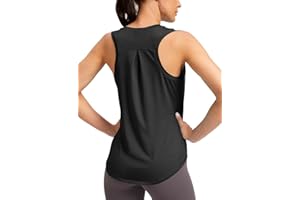 SEAMAID Women's Workout Tops Sleeveless Athletic Tops Running Tank Tops for Sports Exercise