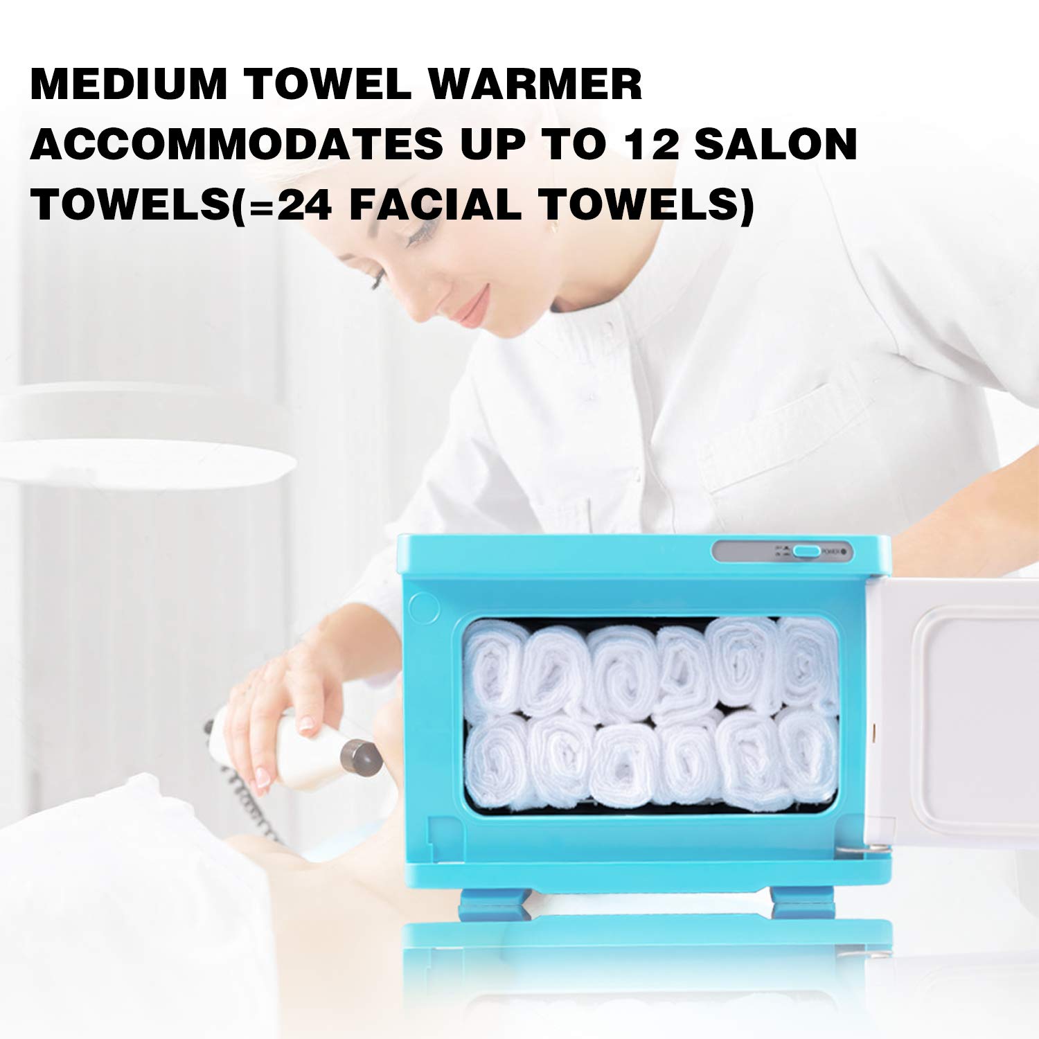 Hot Towel Warmer Towel Cabinet for Spa, Facials, Barber, Salon Equipment and Home Use, Medium: Beauty