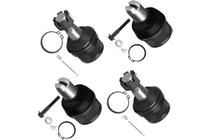 SCITOO 4pcs 2WD RWD Front Suspension Kit Lower Upper Ball Joint Fit 1987-1996 For Ford For F-150 K8431 K8432