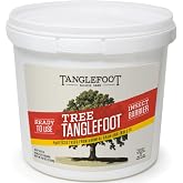Tree Tanglefoot 80oz Tree Banding Gum &ndash; Long-Lasting, Non-Drying Adhesive Coating for Tree Wraps &ndash; Weather-Resistant Barrier Formula with SafeSeal Lid &ndash; 5lb Tub