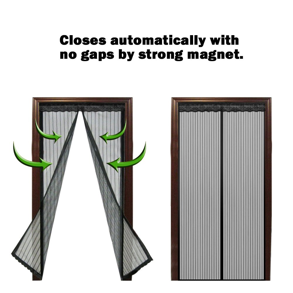 NGreen Screen Door 62"x81" fits door up to 60"x80" Heavy Duty