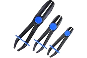 DASBET 3 Pack Hose Pinch Off Pliers | Straight Fuel Line Clamp Pliers Set for Fuel, Gas, Brake, Radiator, and Coolant Hoses
