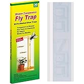 Mosqueda Window Fly Traps, 30 Pack Sticky Fly Traps for Indoors, Fly Catchers for Inside Home, Waterproof &amp; Non-Toxic Adhesive Sticky Paper Trap for Mosquitos Bugs Housefy Fruit Fly Flying Gnats