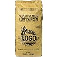 FOGO Super Premium Hardwood Lump Charcoal, Natural, Large Sized Lump Charcoal for Grilling and Smoking, Restaurant Quality, 35 Pound Bag