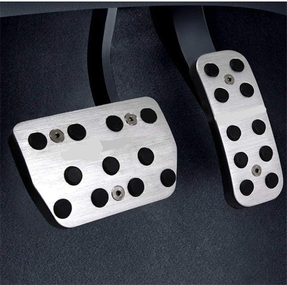 Edelstahl Pedalabdeckung Set Für Ford Focus MK2 MK3 MK4 - Rutschfeste Gaspedal Bremspedal Abdeckung