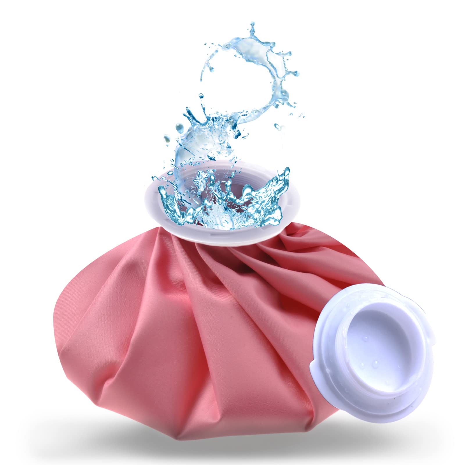 Photo 1 of Ice Bag, Ice Packs for Injuries Reusable 9", Hot Water Bag for Pain Relief, Hot & Cold Therapy, Cold Pack Pink