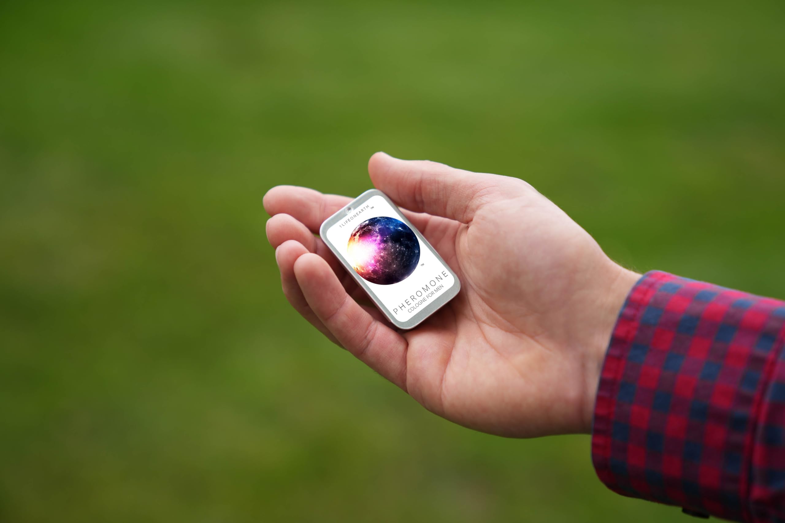 Pheromone Cologne for Men to Attract Women Solid Compact Tin 0.35 oz