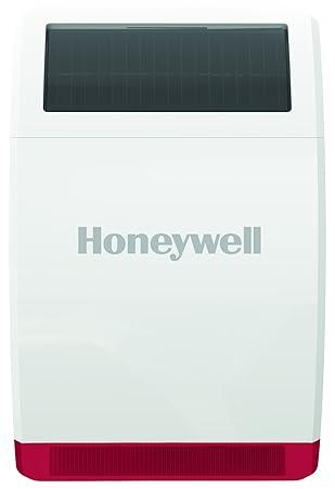 Honeywell Home Security Funk-Außensirene mit Solarmodul (IP44), HS3SS1S