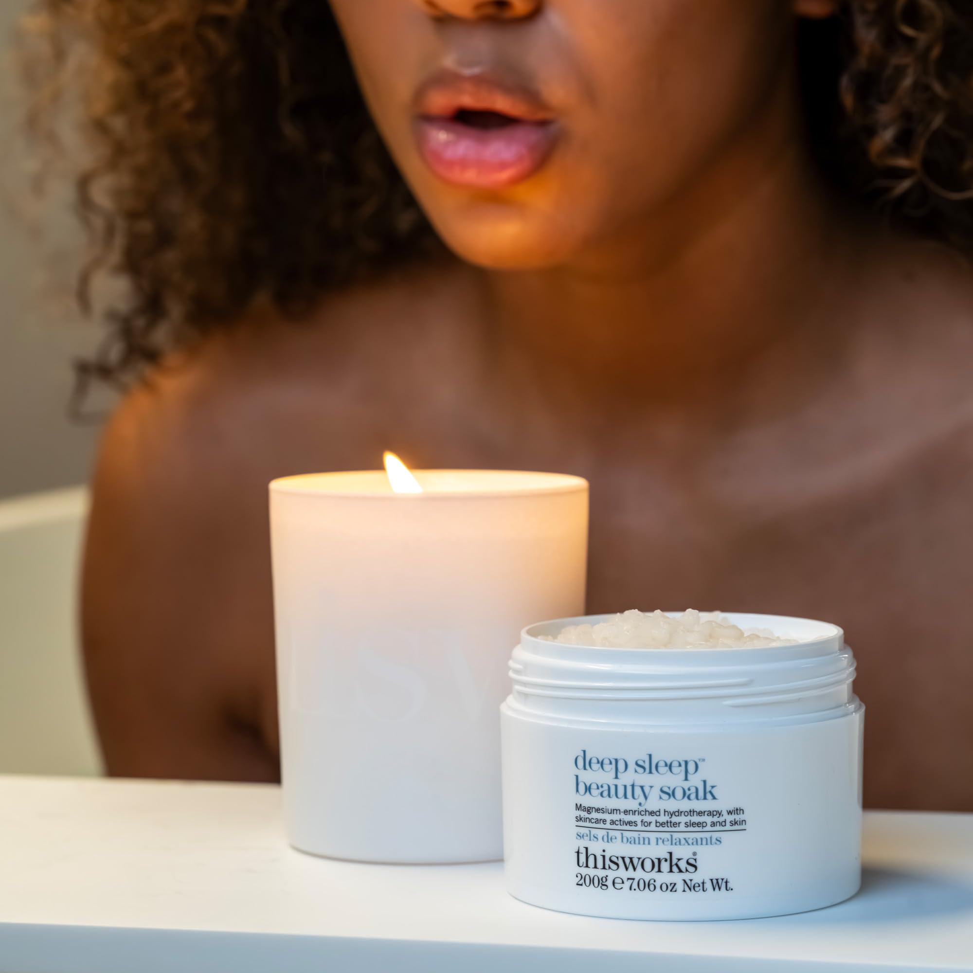 THISWORKS Deep Sleep Body Whip – Ultra-Rich Nighttime Body Moisturizer with Shea Butter, Magnesium & Essential Oils – Nourishes Skin & Promotes Restful Sleep – 200ml