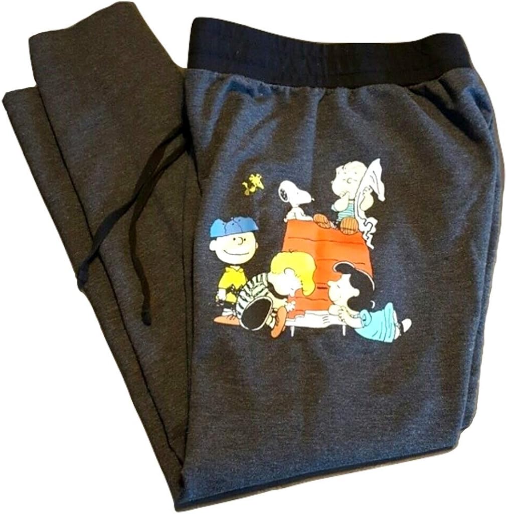 Peanuts Snoopy Charlie Brown Woodstock Women's Juniors Jogger Pant
