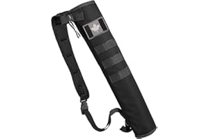 KRATARC Archery Lightweight Back Arrow Quiver Dual Use Hip Arrows Bag with Molle System Foldable Compact Hanged for Target Sh