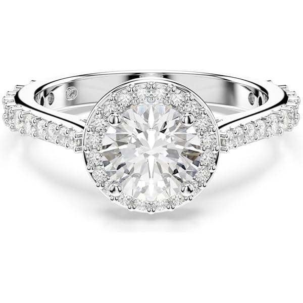 Amazon.com: Swarovski Mesmera Ring, Large Clear Crystal with a